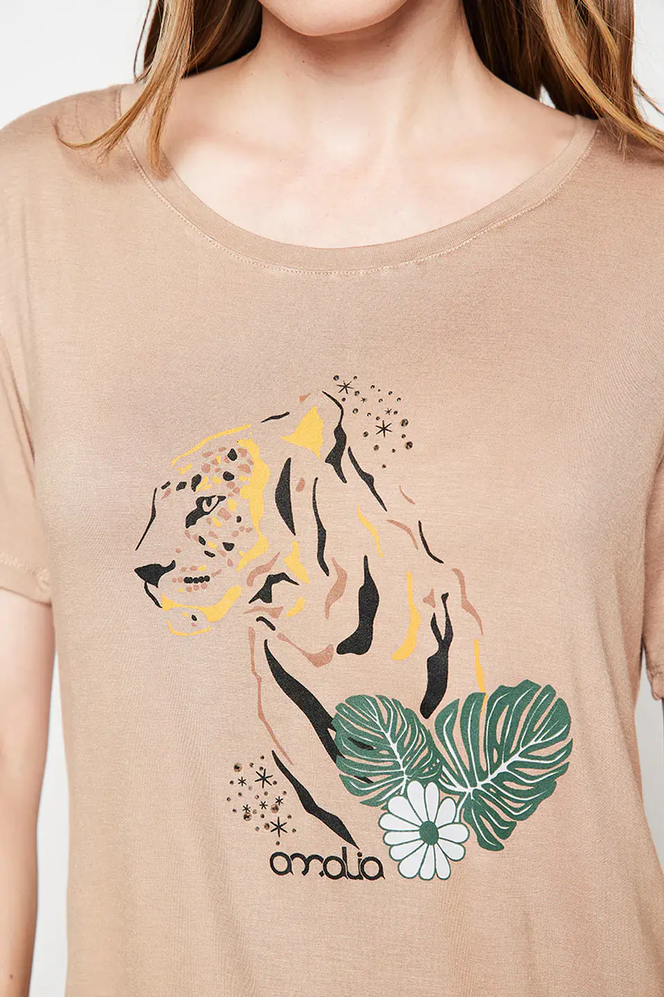 Polera Mujer Beige Amalia 4353 2