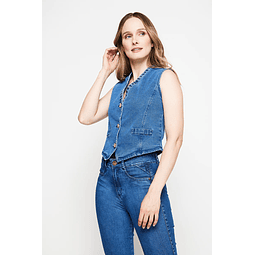 Vest Mujer Azul Amalia 4405