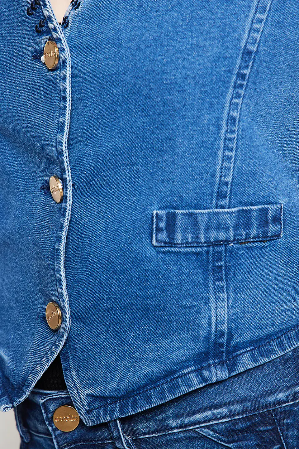 Vest Mujer Azul Amalia 4405 3