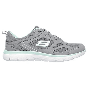 Zapatilla Mujer Gris Skechers 12982Gytq