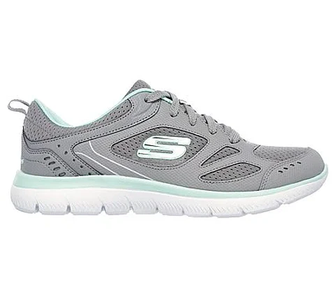 Zapatilla Mujer Gris Skechers 12982Gytq