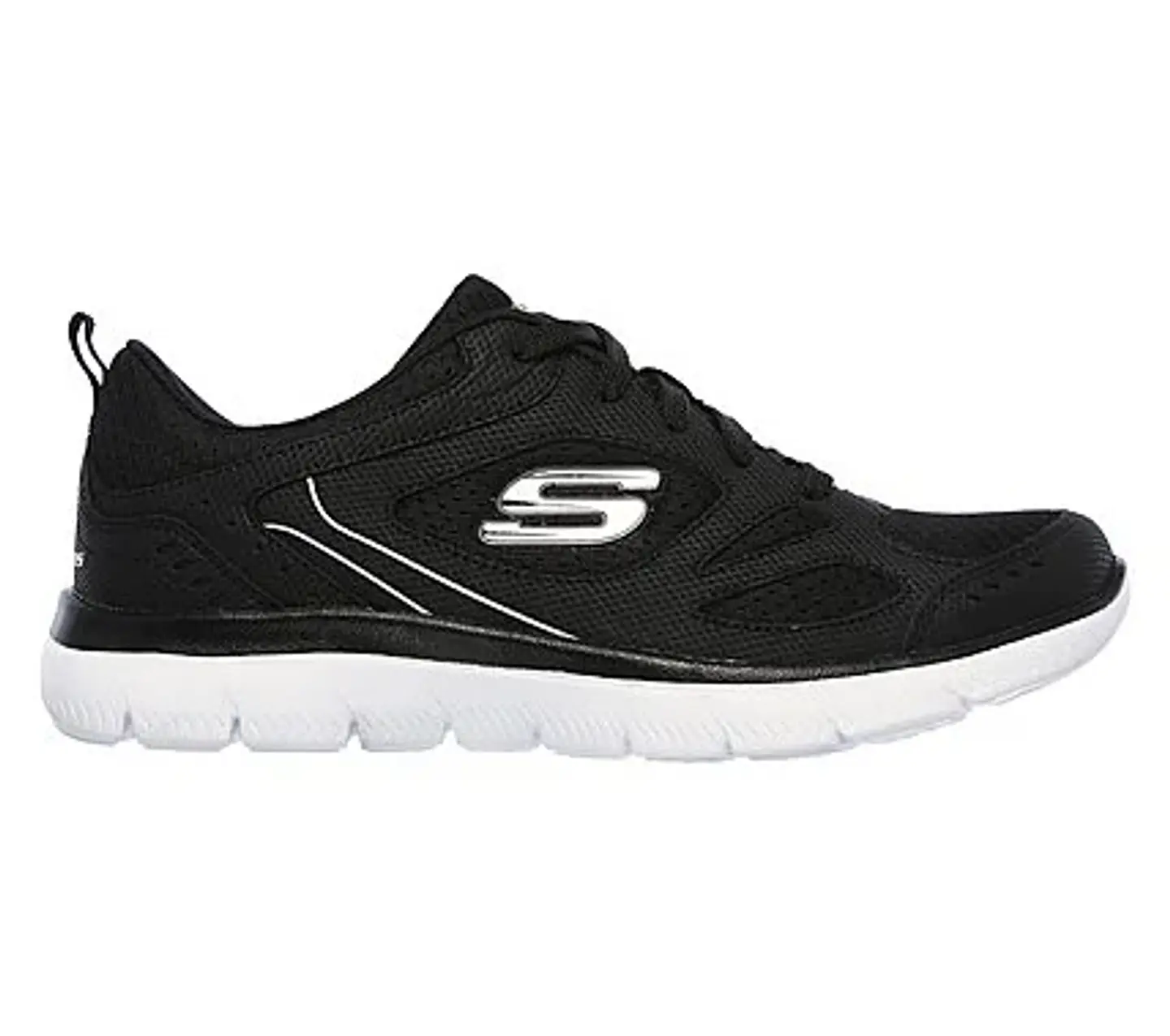 Zapatilla Mujer Negra Skechers 12982Bkw 2