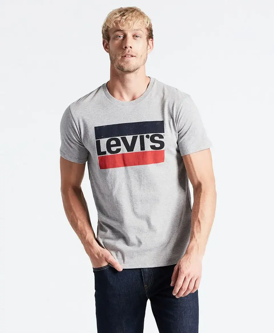 Polera Hombre Gris Levis 39636-0010 1