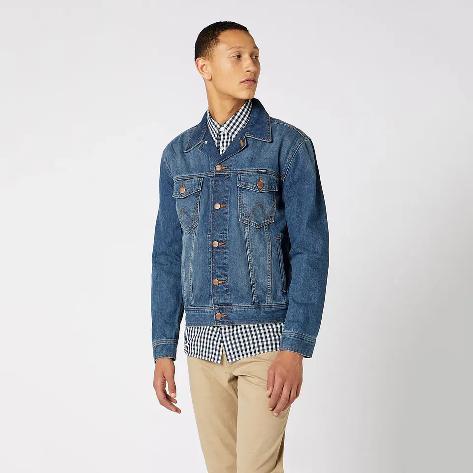 Chaqueta Hombre Azul Wrangler 137669 1