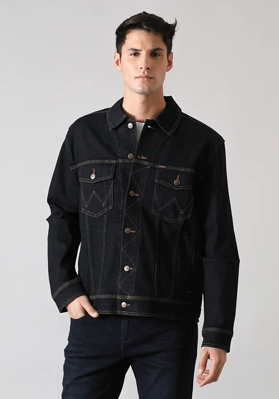 Chaqueta Hombre Azul Wrangler 138388 1