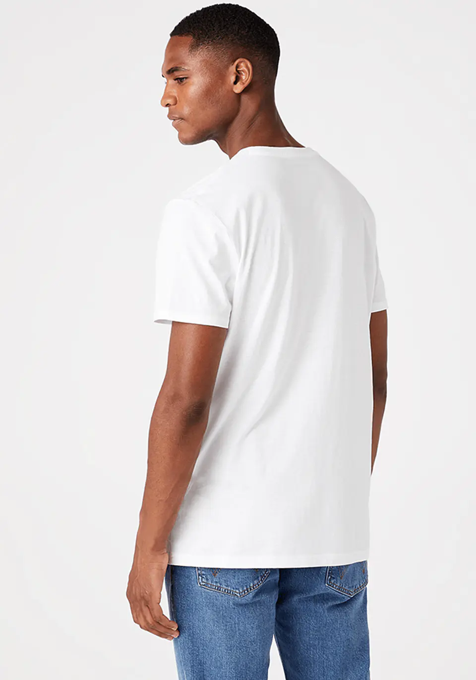 Polera Hombre Blanca Wrangler 140968 2