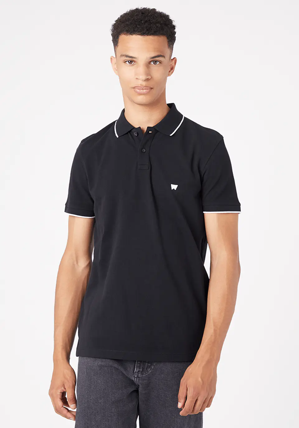 Polera Hombre Negra Wrangler 142190 1