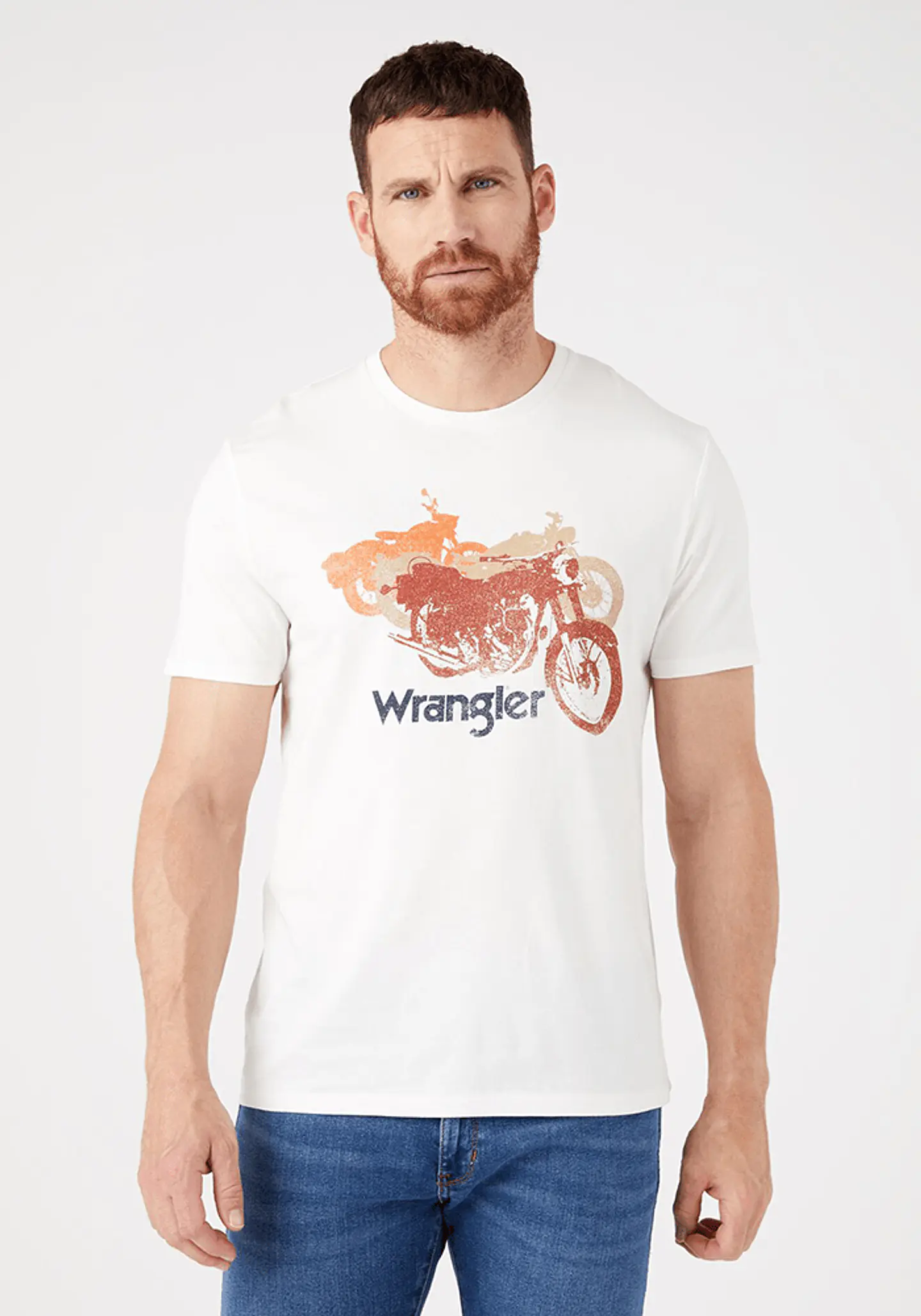 Polera Hombre Crema Wrangler 142178 1