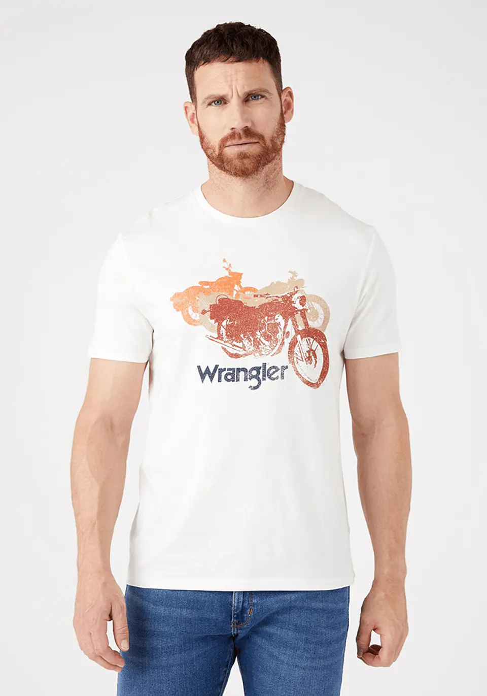 Polera Hombre Crema Wrangler 142178 1