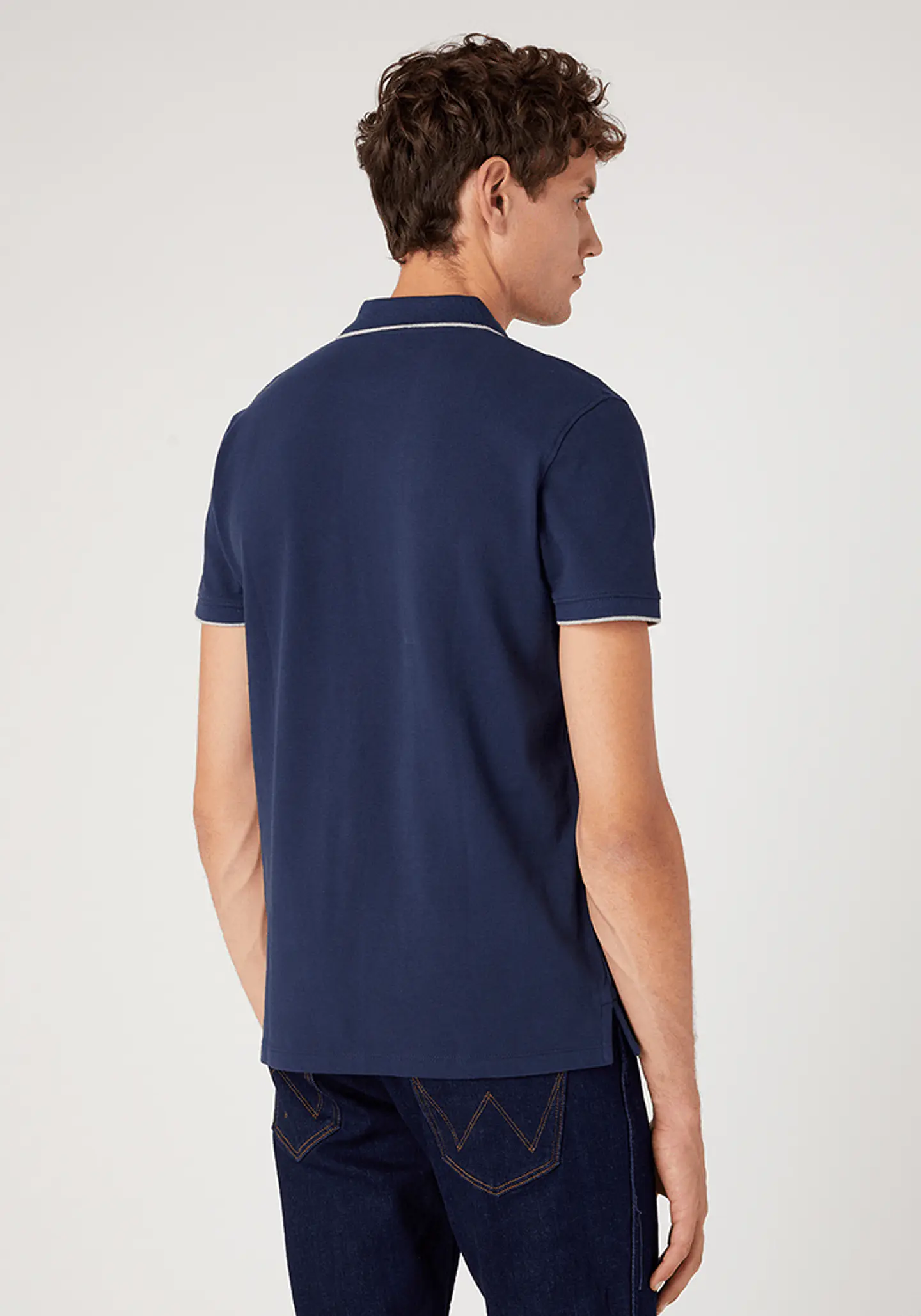 Polera Hombre Navy Wrangler 142188 2