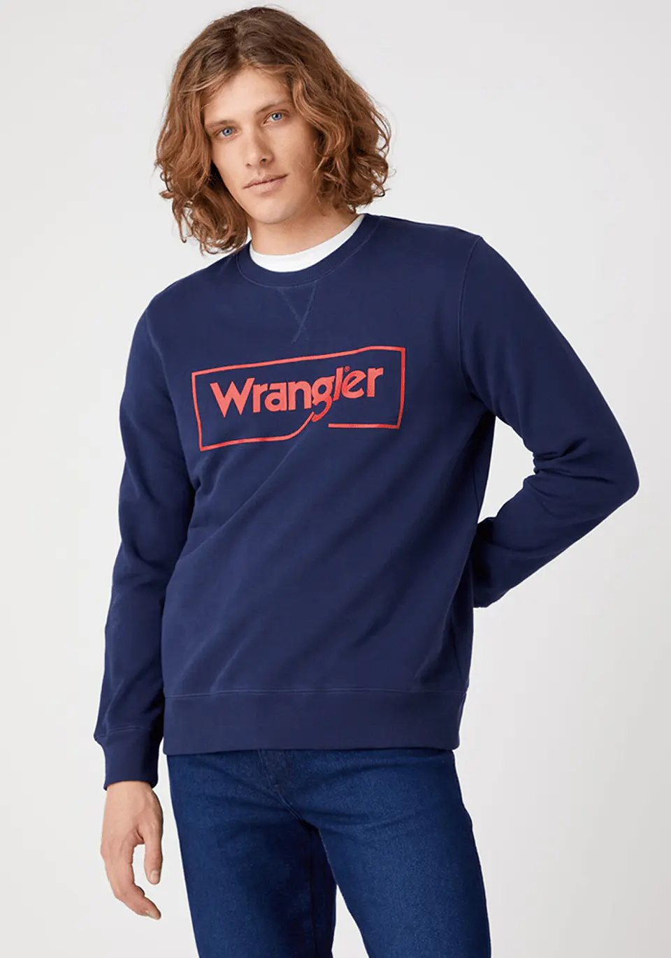 Polerón Hombre Navy Wrangler 142220 1