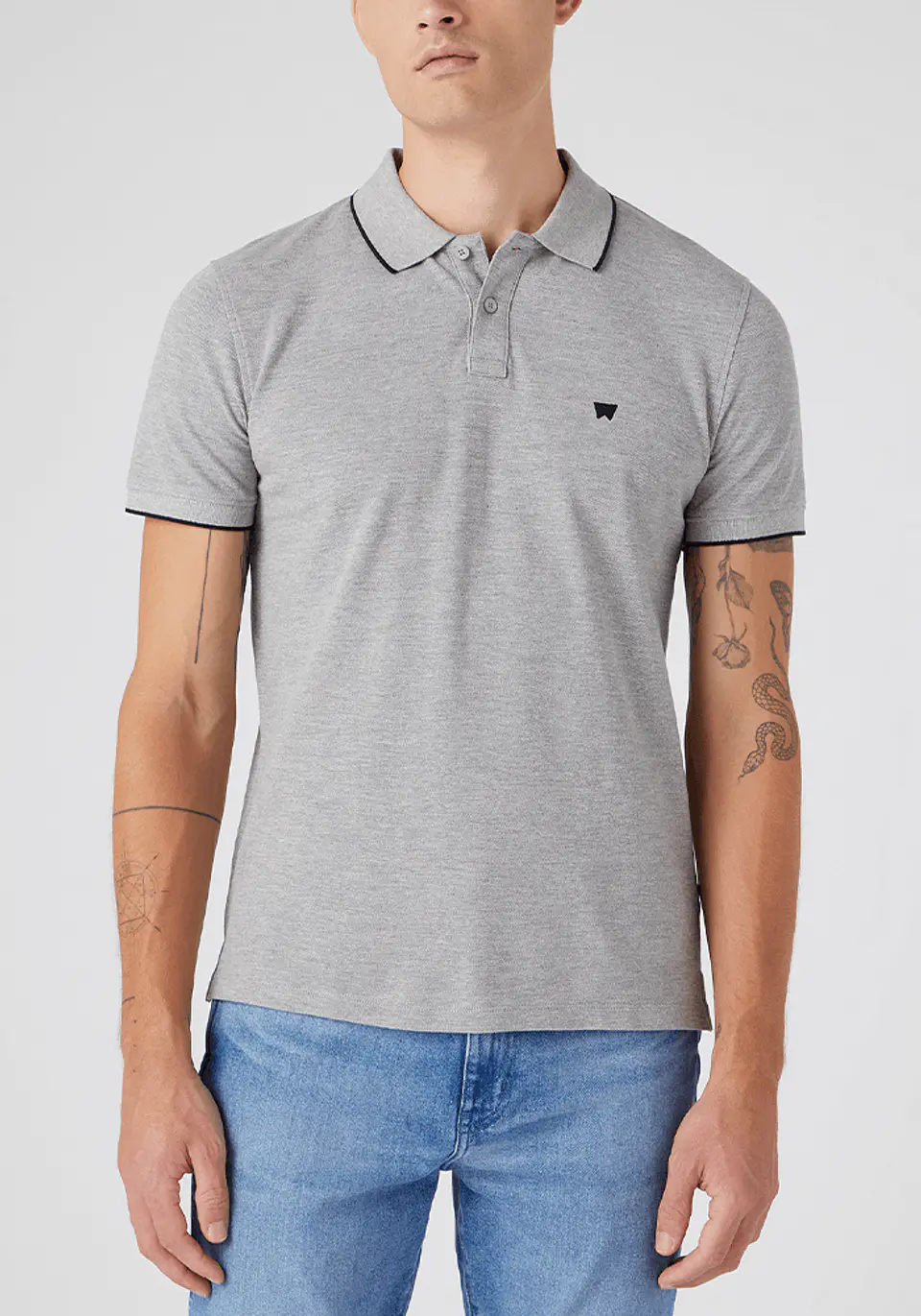 Polera Hombre Gris Wrangler 142743 1