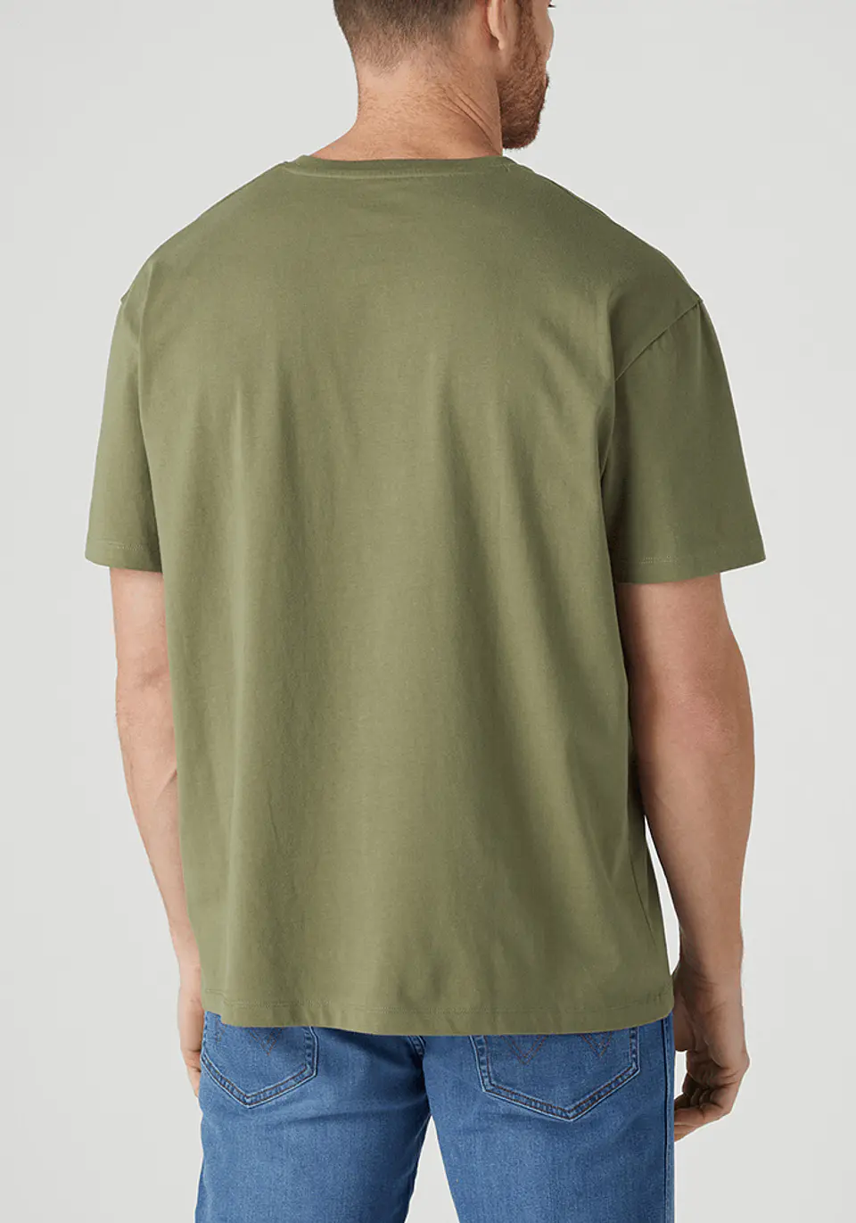 Polera Hombre Oliva Wrangler 142821 2