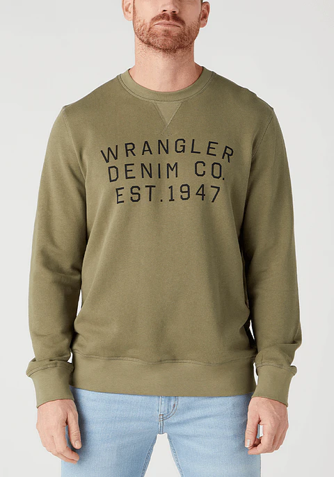 Polerón Hombre Oliva Wrangler 142844