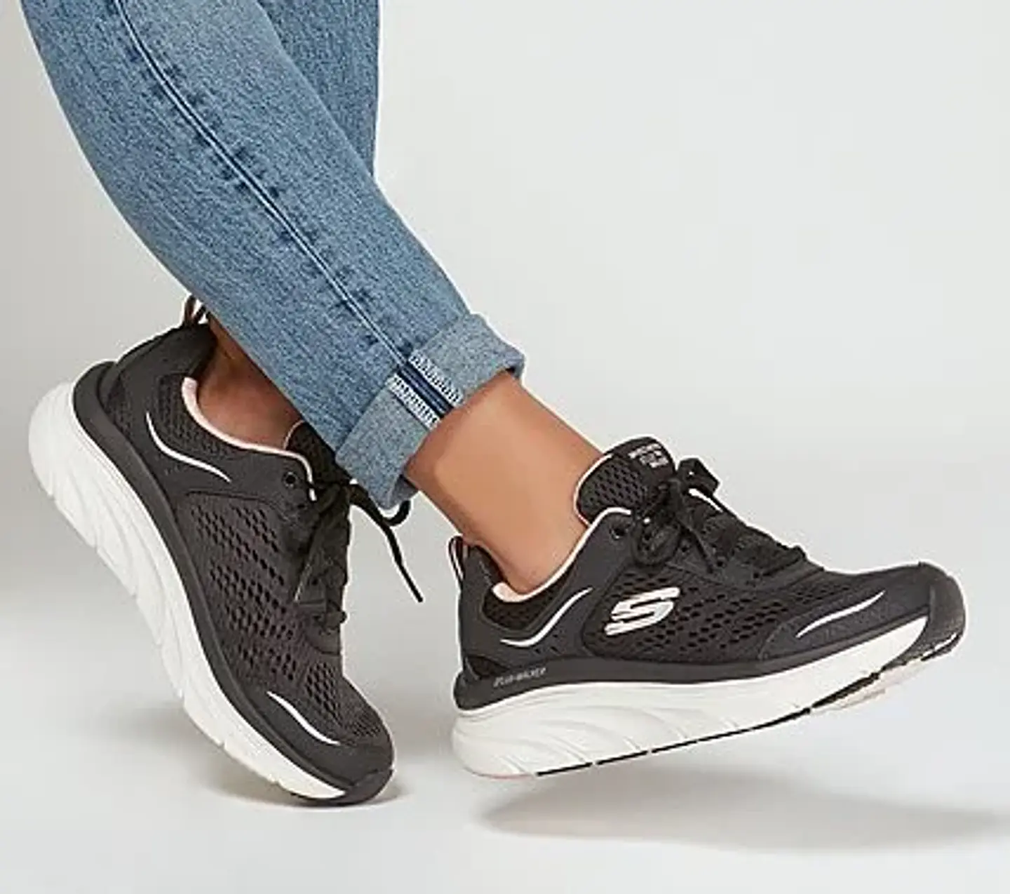 Zapatilla Mujer Negra Skechers 149023Bkpk 1