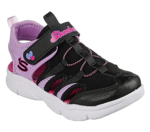 Zapatilla Niña Negra Skechers 302969Lbklv