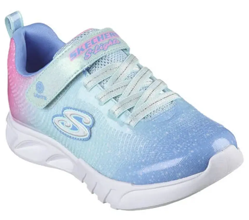 Zapatilla Niña Celeste Skechers 303703Laqmt 1