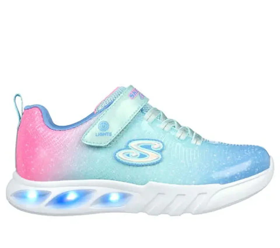 Zapatilla Niña Celeste Skechers 303703Laqmt 2