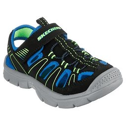 Zapatilla Niño Negra Skechers 406520Lbblm