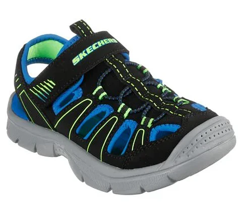 Zapatilla Niño Negra Skechers 406520Lbblm