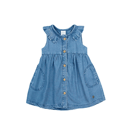 Vestido Bebé/RN Azul Ficcus 2410212