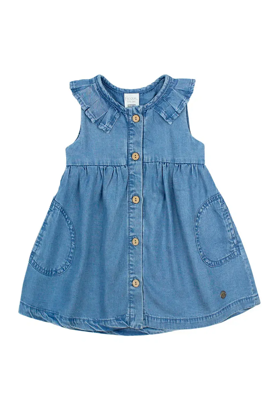 Vestido Bebé/RN Azul Ficcus 2410212 1