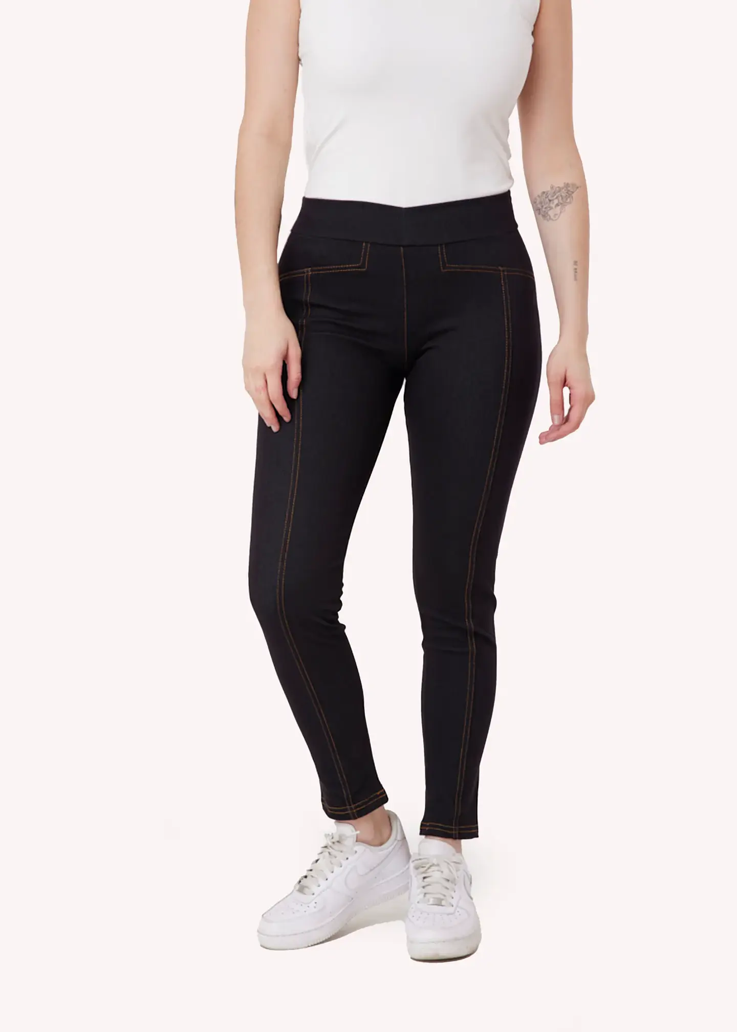 Calza Mujer Negra Give C63405 2