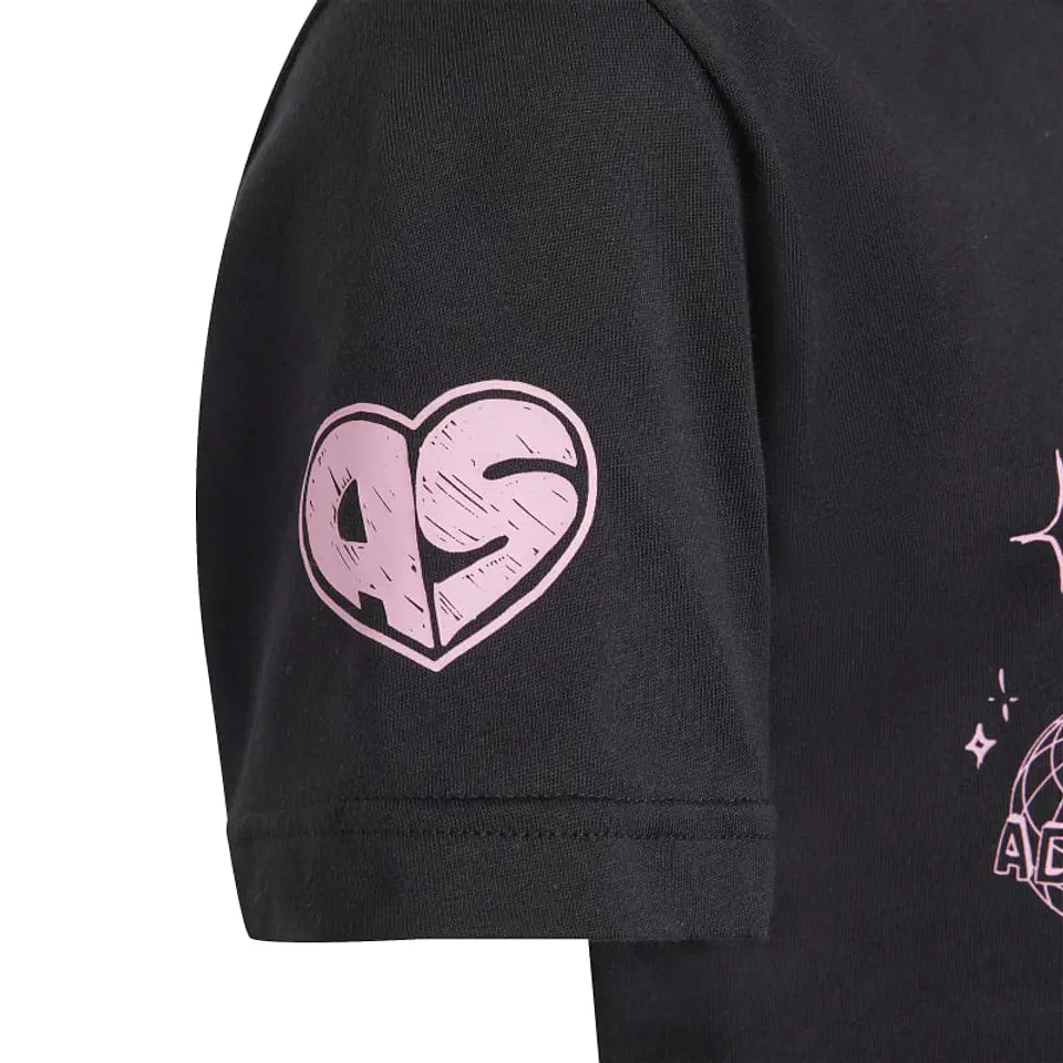 Polera Niño/a Negra Adidas IA1573 4
