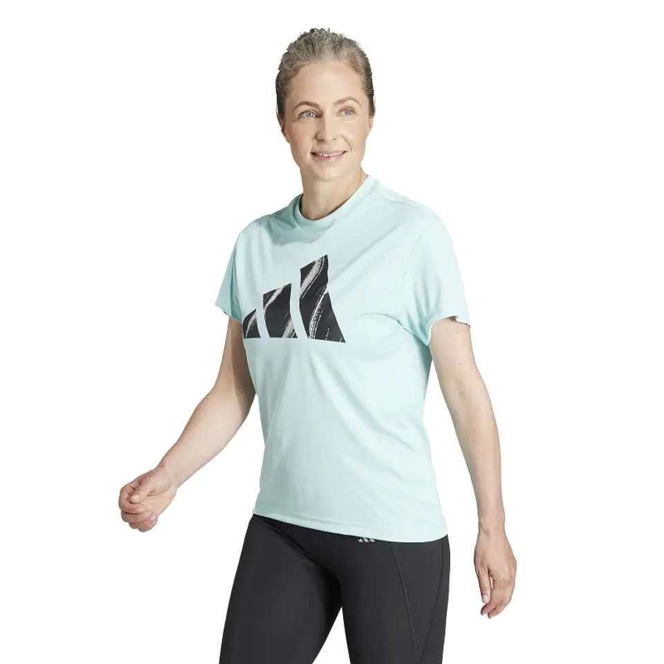 Polera Mujer Celeste Adidas IL4747 1