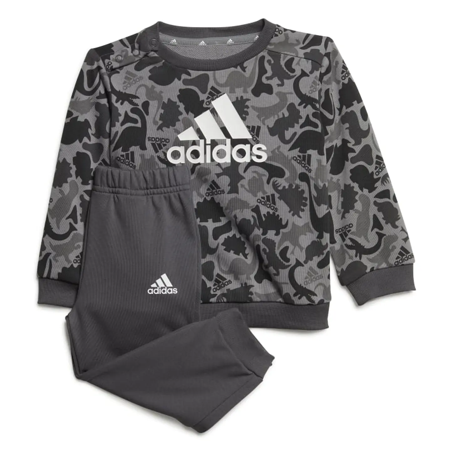 Conjunto Bebé/RN Gris Adidas IM1664 1