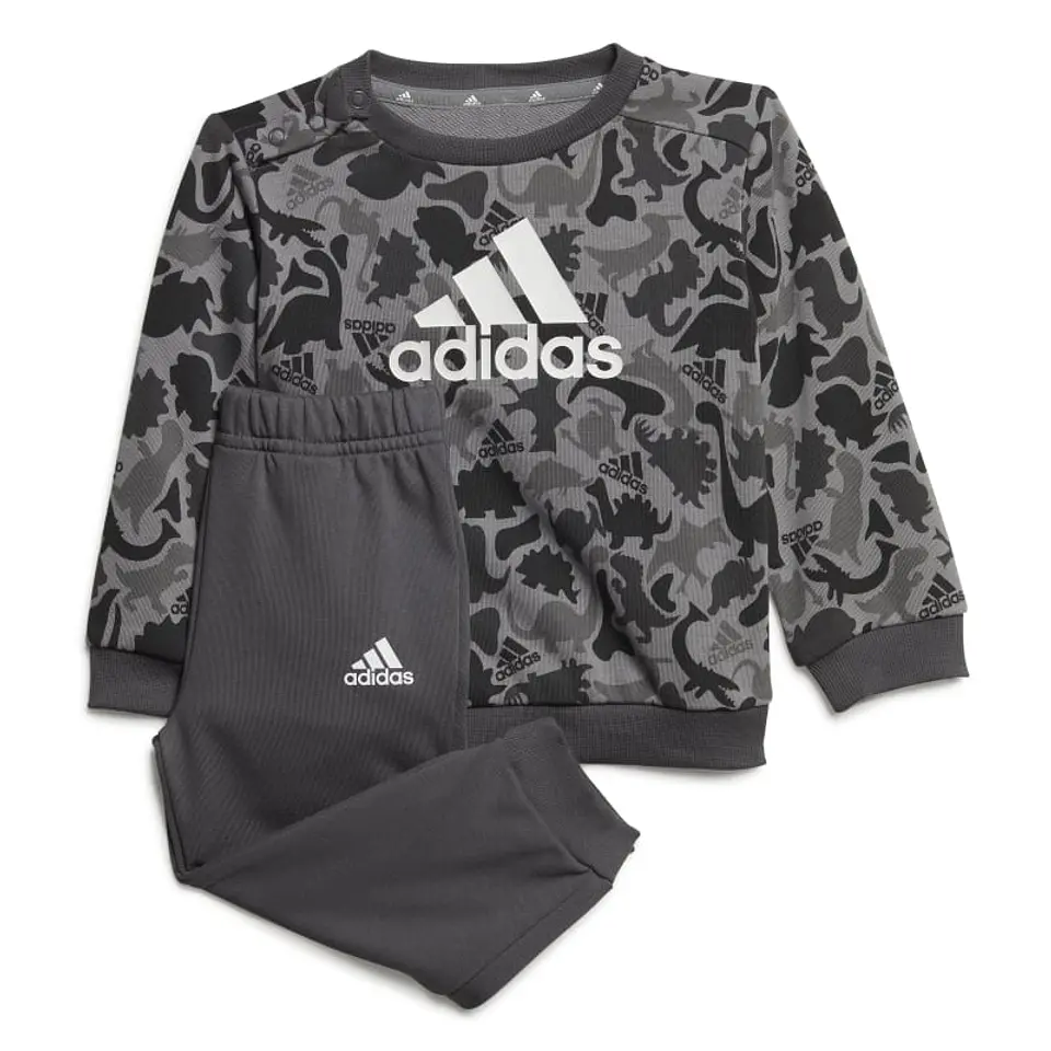 Conjunto Bebé/RN Gris Adidas IM1664 1