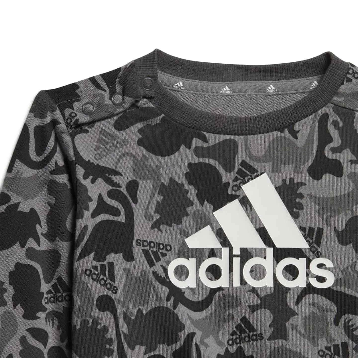 Conjunto Bebé/RN Gris Adidas IM1664 2