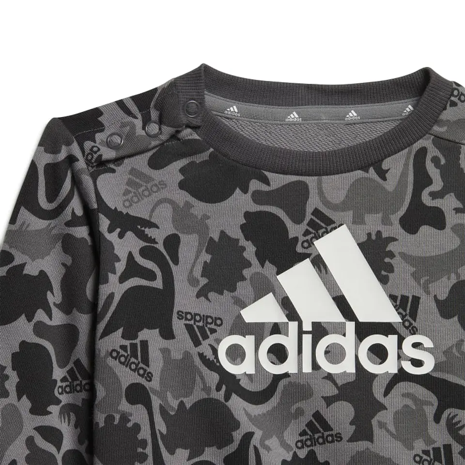 Conjunto Bebé/RN Gris Adidas IM1664 2