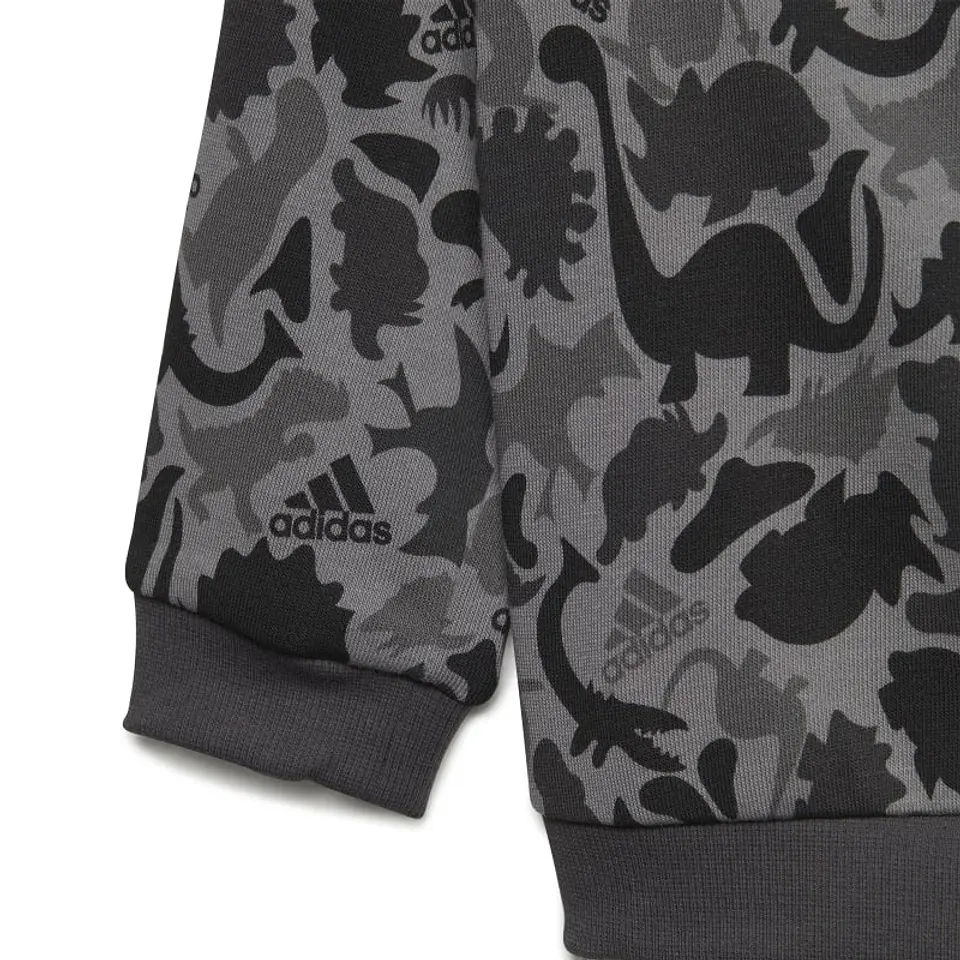 Conjunto Bebé/RN Gris Adidas IM1664 3