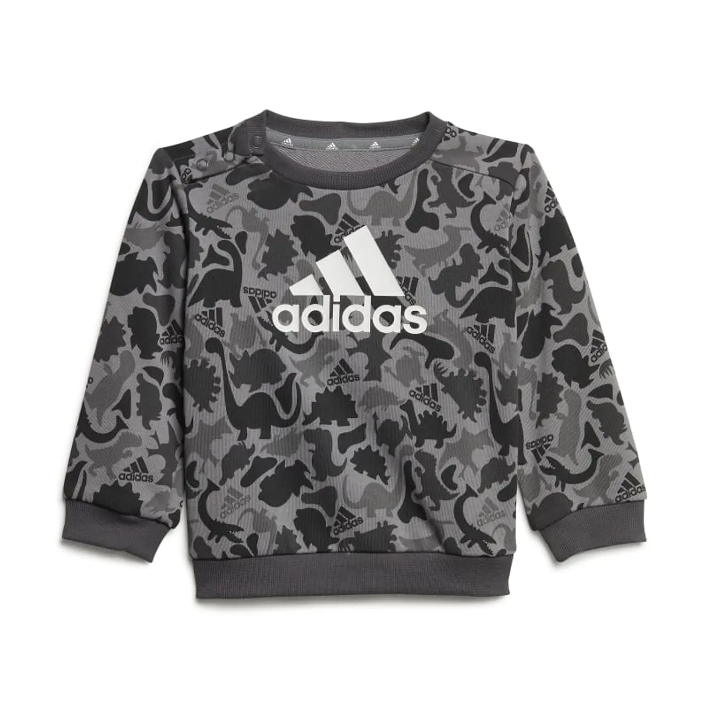 Conjunto Bebé/RN Gris Adidas IM1664 7