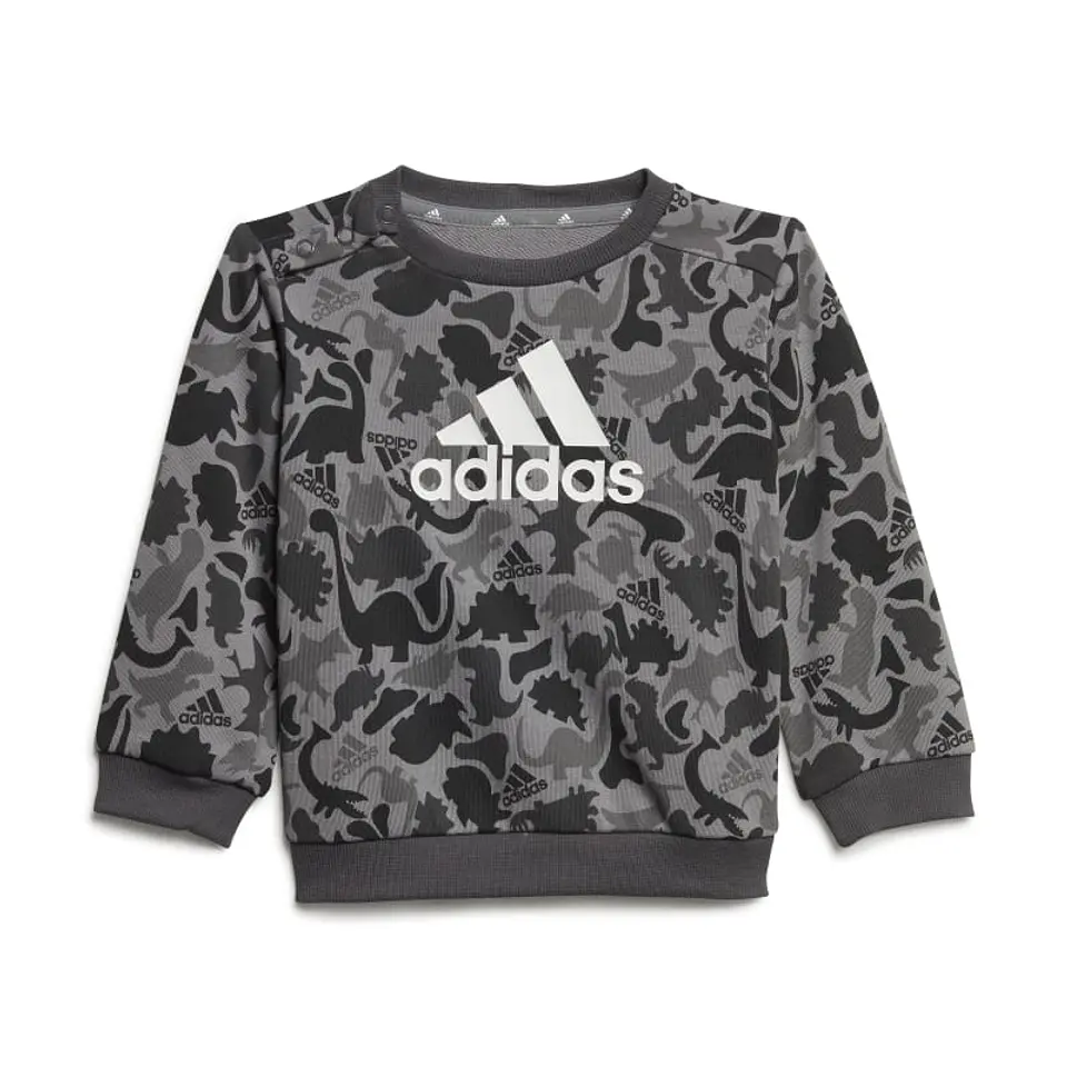 Conjunto Bebé/RN Gris Adidas IM1664 7