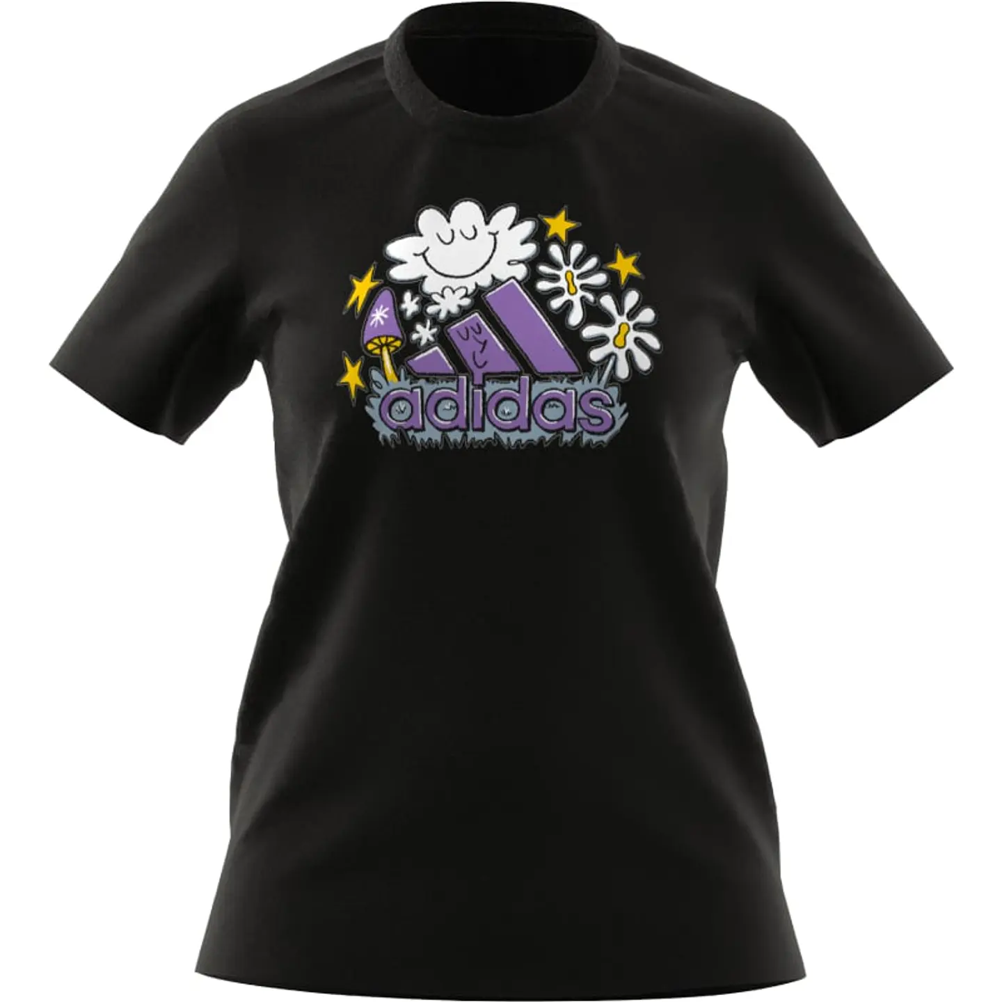 Polera Mujer Negra Adidas IN7952 1