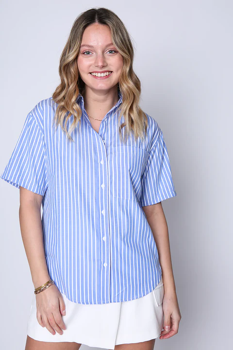 Camisa Mujer Azul Eclipse 24V32276