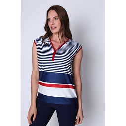 Polera Mujer Azul Eclipse 24V61304