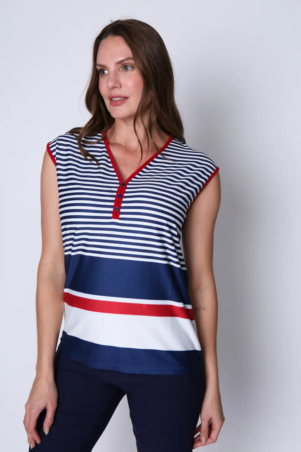 Polera Mujer Azul Eclipse 24V61304 1