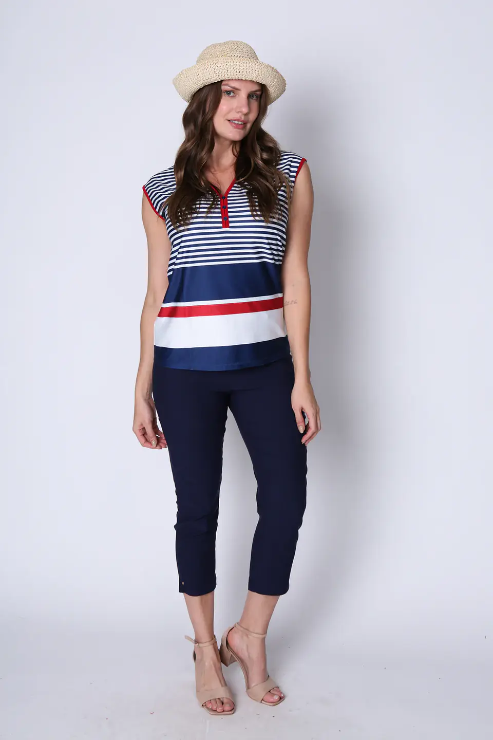 Polera Mujer Azul Eclipse 24V61304 4