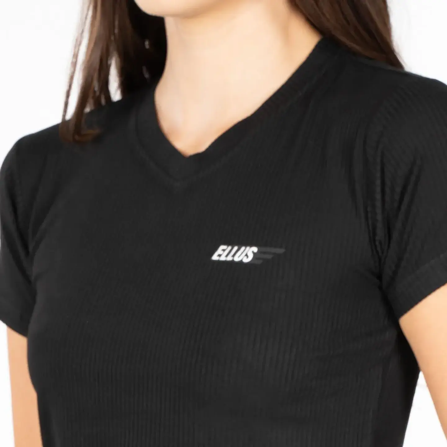 Polera Mujer Negra Ellus DFC51705 4