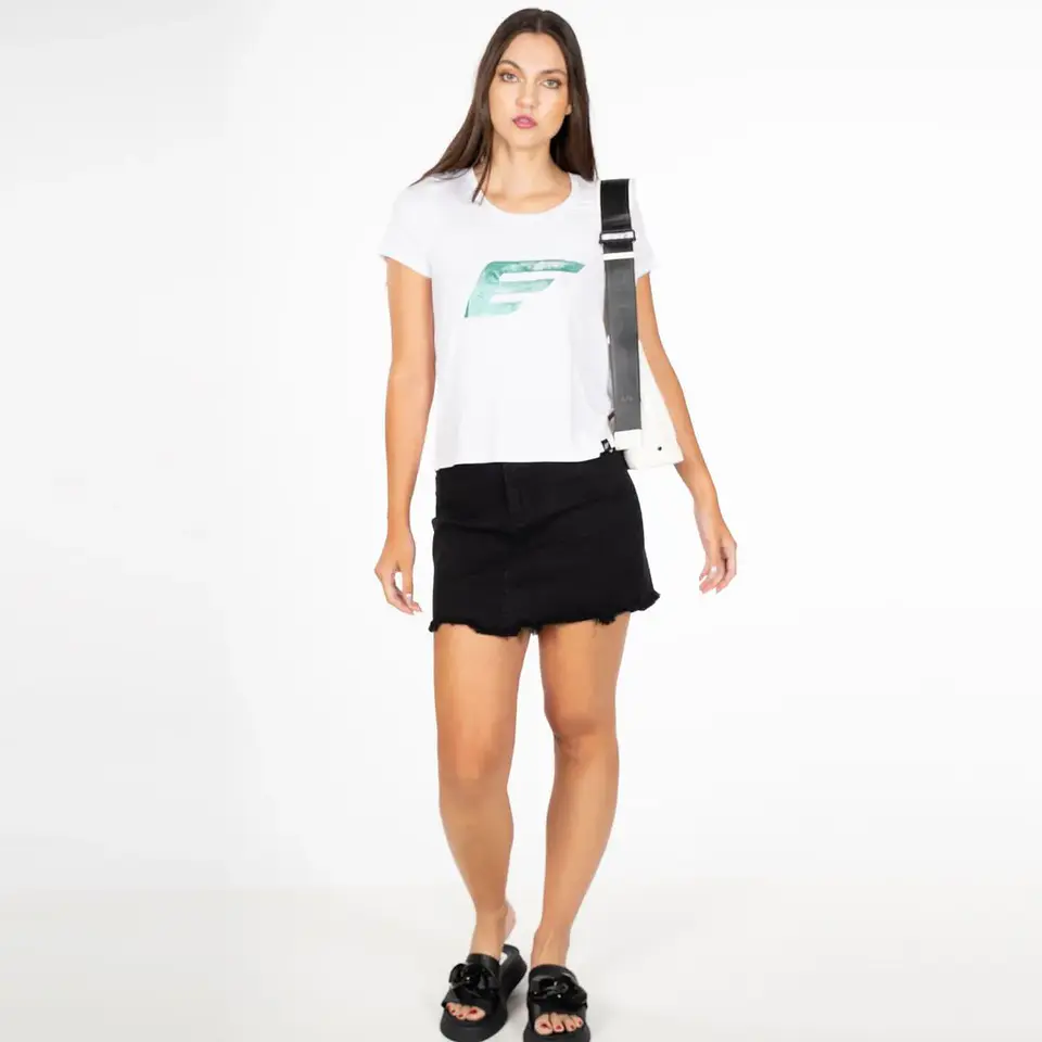 Falda Mujer Negra Ellus LFC24832 2