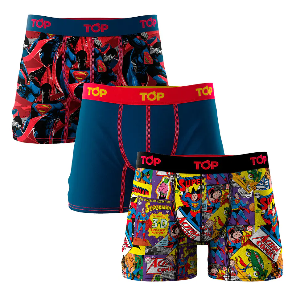 Boxer Hombre Multicolor Top 208MDCP/3 1