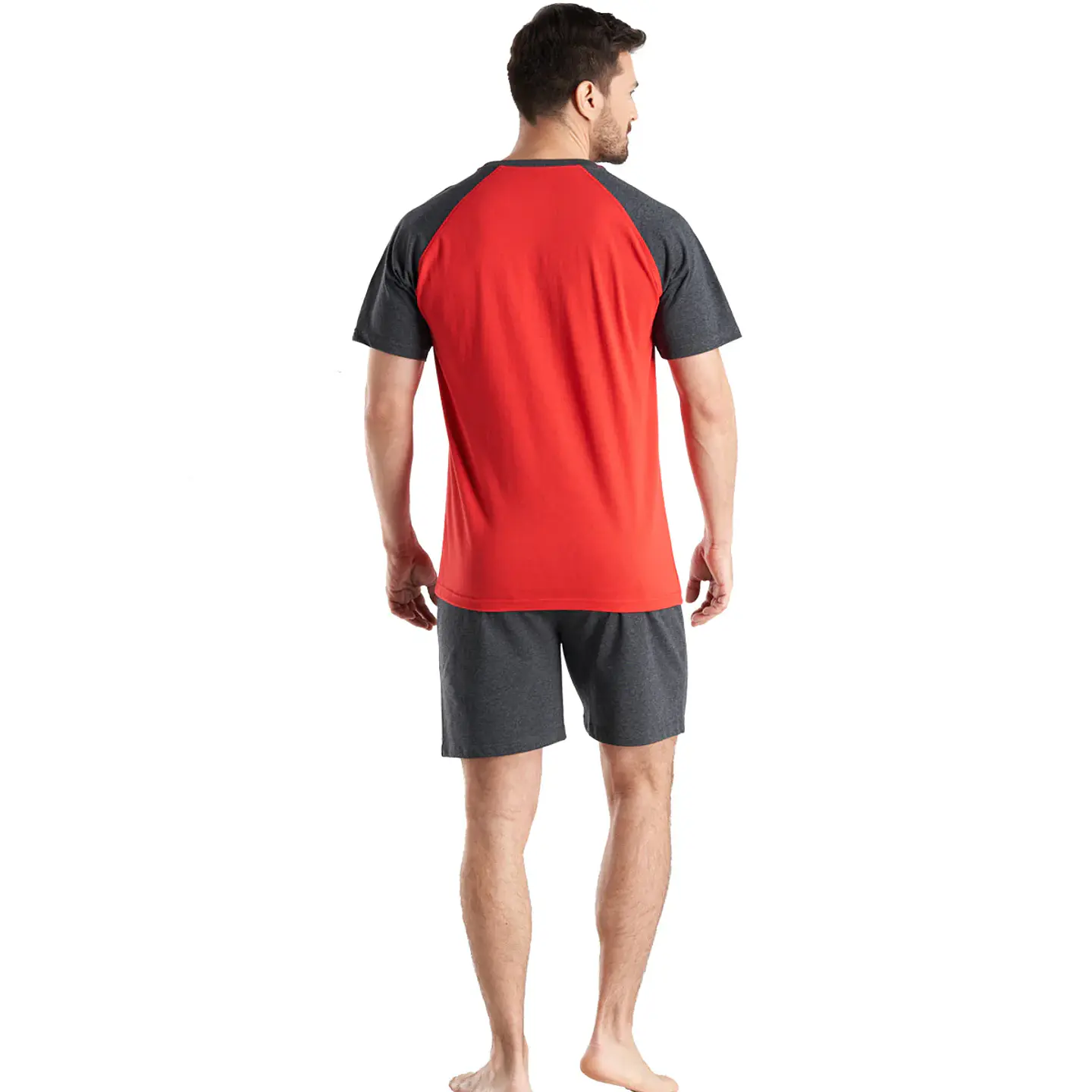 Pijama Hombre Rojo Top 241AV 2