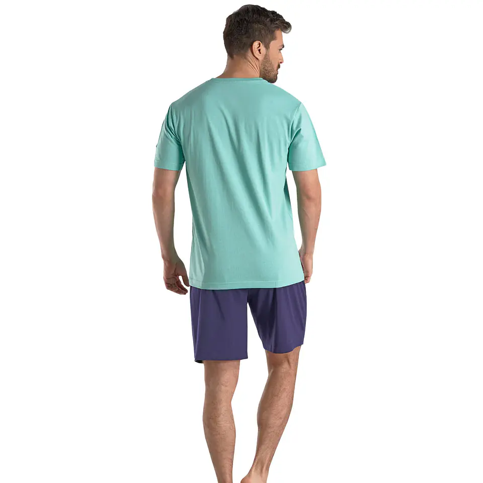 Pijama Hombre Verde Top 242AV 2