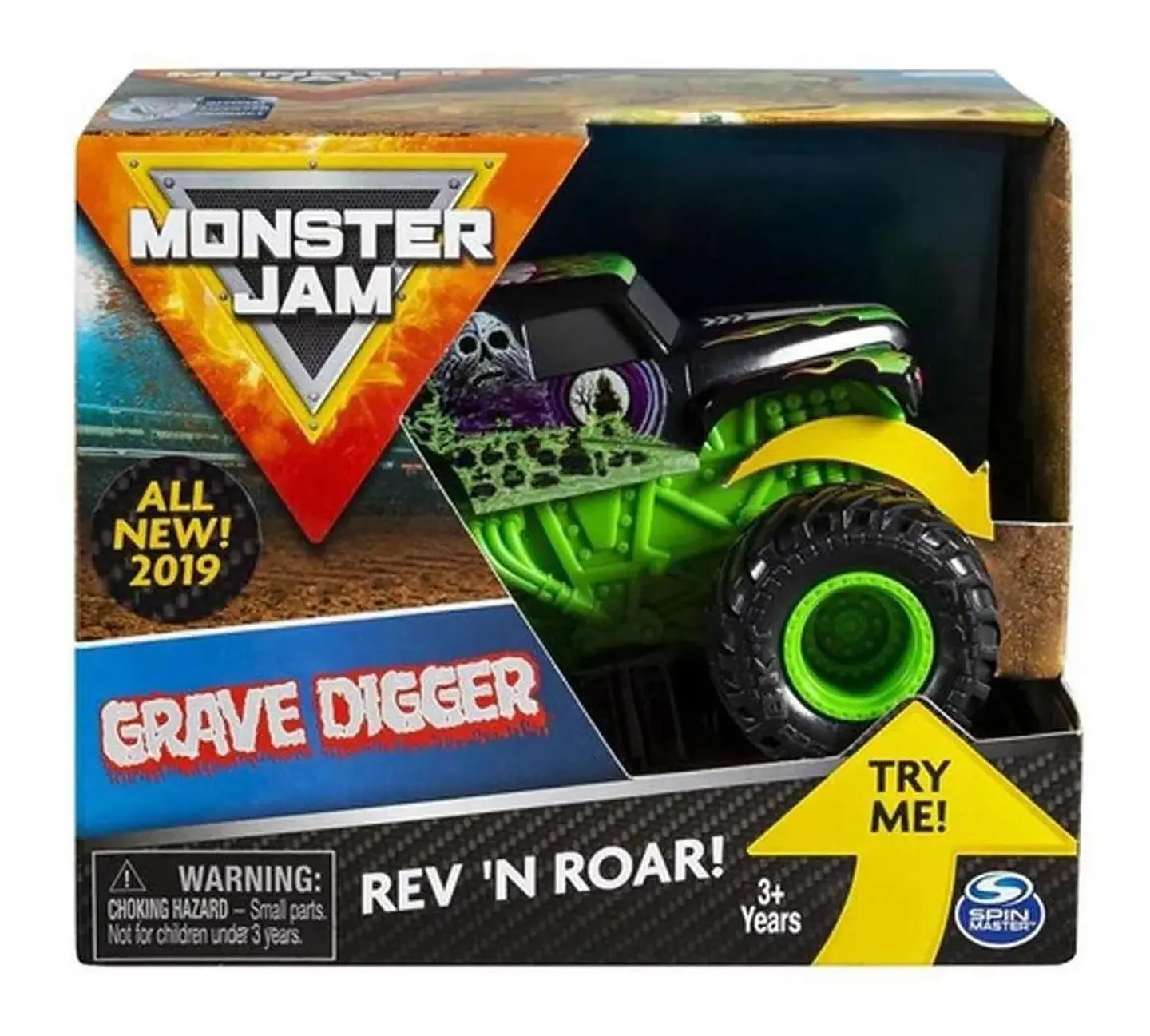 Monster Jam De Fricción 1:43 - Grave Digger Imexporta 6044990 1