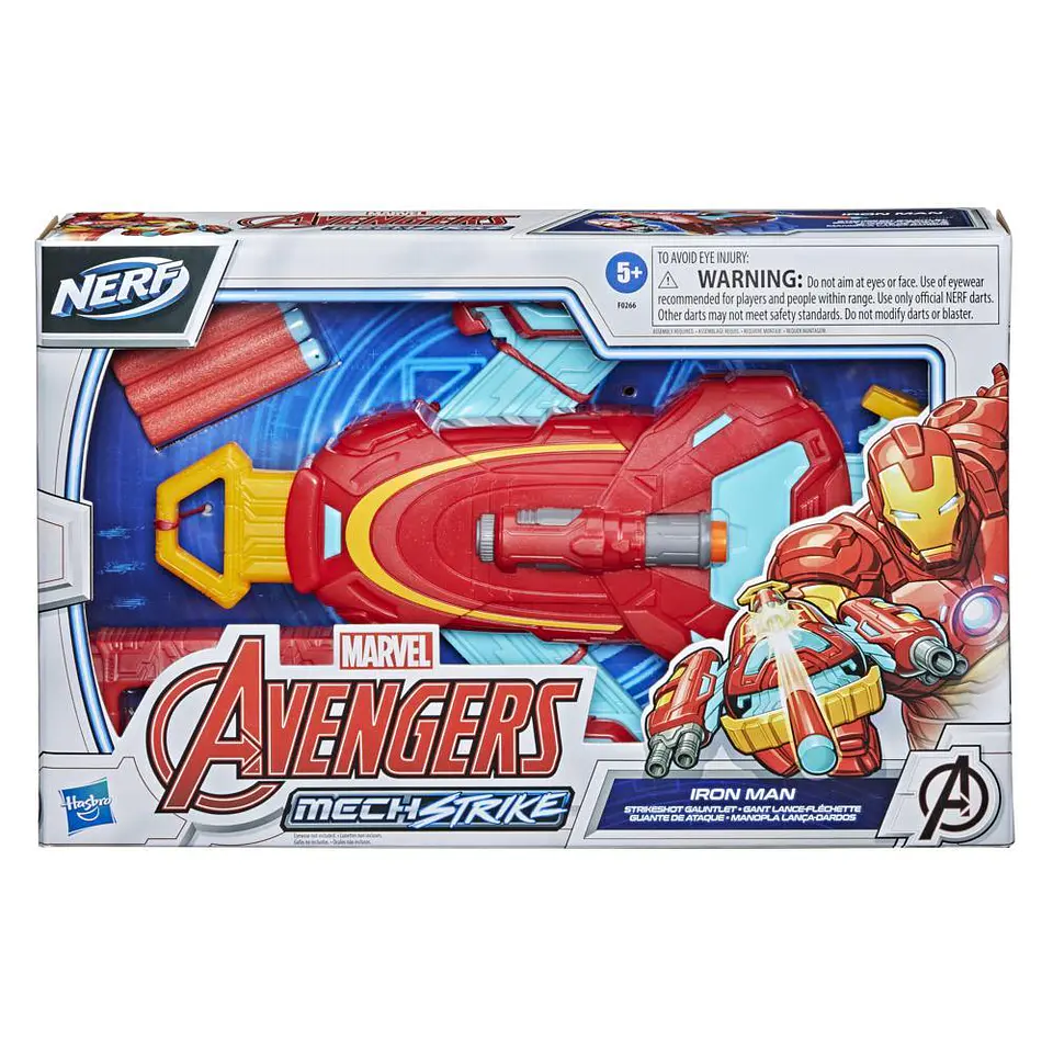 Guante De Ataque De Iron Man - Hasbro Marvel Avengers Mech Strike F0266 2
