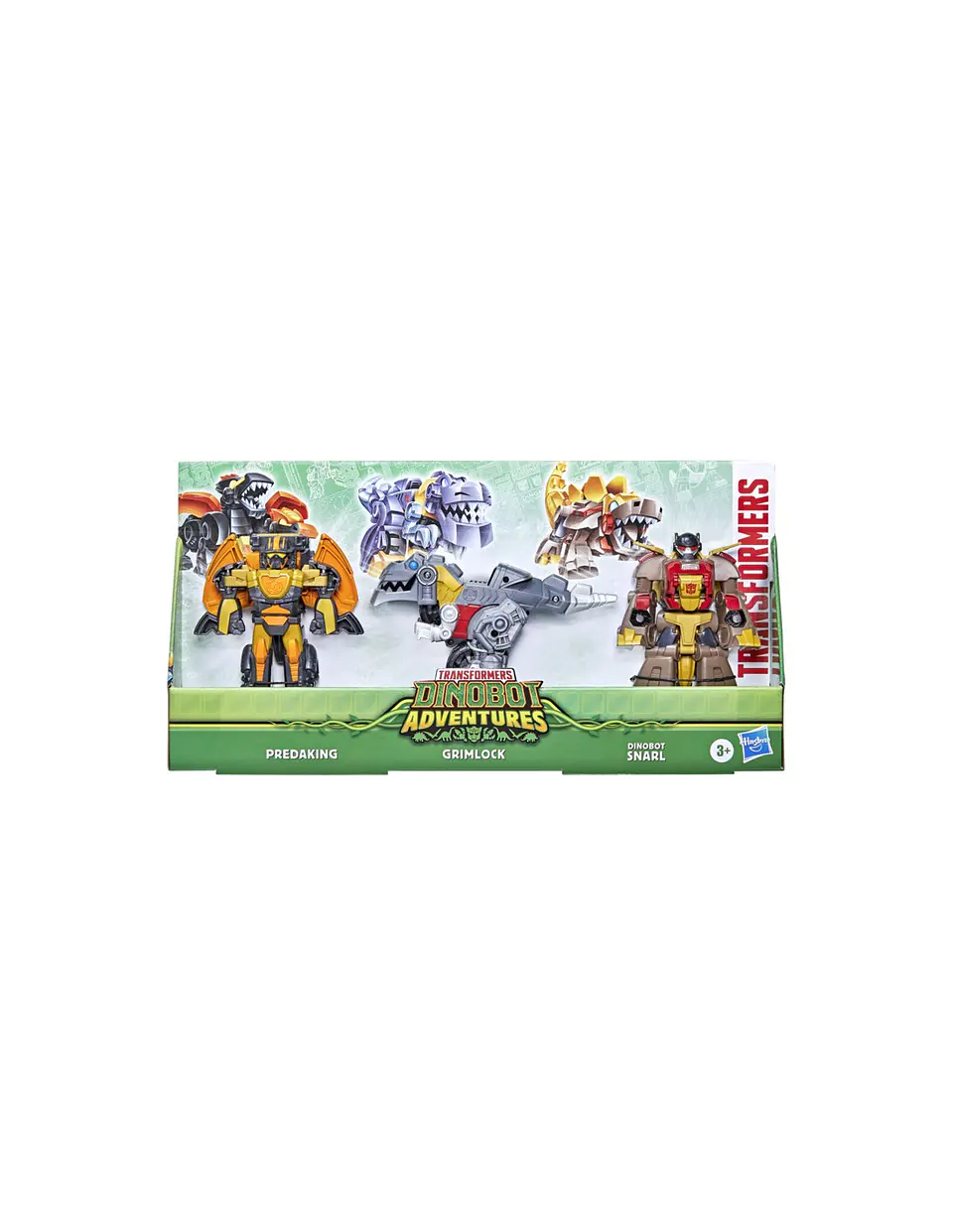 Figuras Transformers Dinobot Predaking, Grimlock & Snarl F2951 2