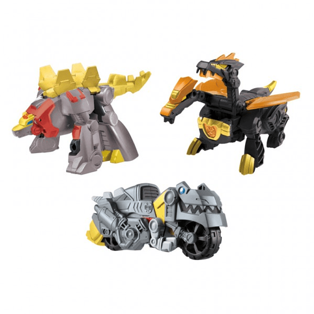 Figuras Transformers Dinobot Predaking, Grimlock & Snarl F2951